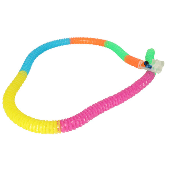 Tube track long with fast car 210 elements