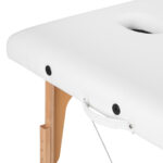 WOODEN FOLDING MASSAGE TABLE COMFORT ACTIV FIZJO LUX 2-SECTIONS 190X70 WHITE