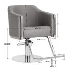 Gabbiano hairdressing chair Burgos grey