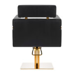Gabbiano hairdressing chair Toledo gold black