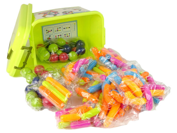 Educational Construction Magnetic Bricks Trunk 145 Elements