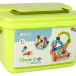 Educational Construction Magnetic Bricks Trunk 145 Elements