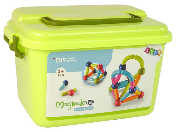 Educational Construction Magnetic Bricks Trunk 145 Elements