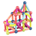 Educational Construction Magnetic Bricks Trunk 145 Elements