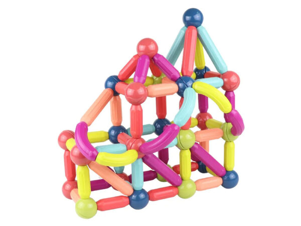Educational Construction Magnetic Bricks Trunk 145 Elements