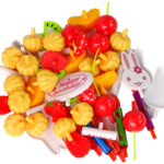 Set of Sweets Cake Cookies Velcro Decorations DIY