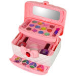 Beauty Box Set Eyeshadows Nail Polishes Pink White