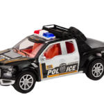 Police Set Car Pickup Off-Road Tow Truck Trailer Police