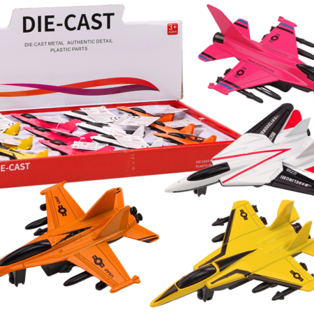 Jet fighter with friction drive, metal