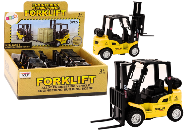 18776_1 Forklift Friction Drive Metal Yellow