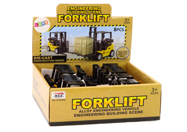 18776_3 Forklift Friction Drive Metal Yellow