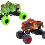 Dinosaur Car, Friction Drive, Red or Green, Off-Road