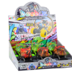 Dinosaur Car, Friction Drive, Red or Green, Off-Road