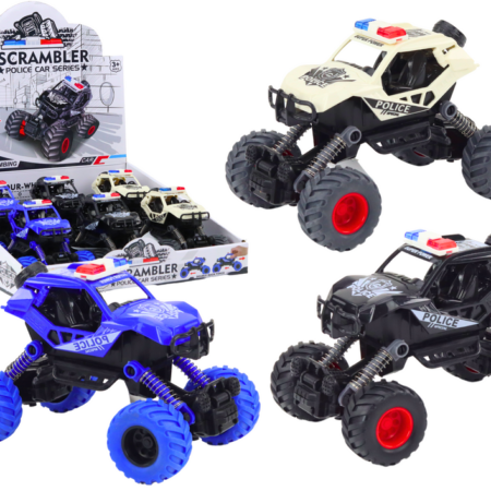 Police Car Friction Drive 3 Off-Road Colors