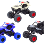 Police Car Friction Drive 3 Off-Road Colors