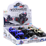 Police Car Friction Drive 3 Off-Road Colors