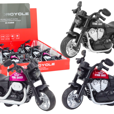 Harley Sports Motorcycle with Friction Drive 3 Colors