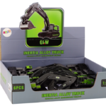 Crawler Excavator Metal Bucket 1:55 Black and Green