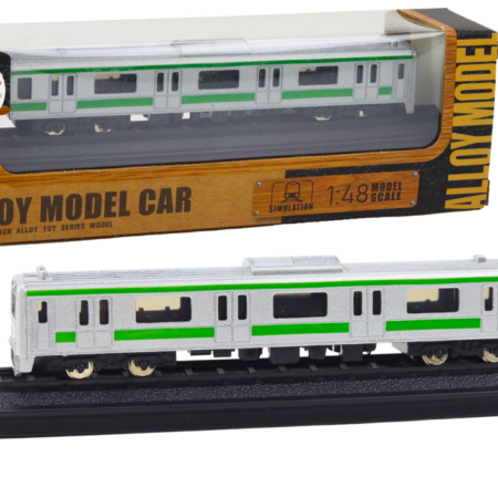 Collectible Model Train Wagon 1:48 Metal Silver