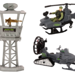 Military Set Military Combat Vehicle Helicopter Soldiers Accessories Sounds