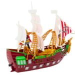 Roman Ship Romans Lights Sounds Catapult Palm Trees