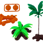 Roman Ship Romans Lights Sounds Catapult Palm Trees