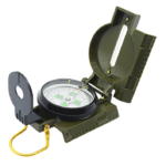 Tourist Compass Compass Measure Fluorescent Hands Aluminum