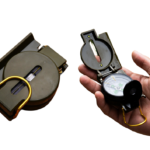 Tourist Compass Compass Measure Fluorescent Hands Aluminum