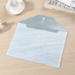 Folder Envelope With Clasp Transparent Transparent A4 20 Pieces