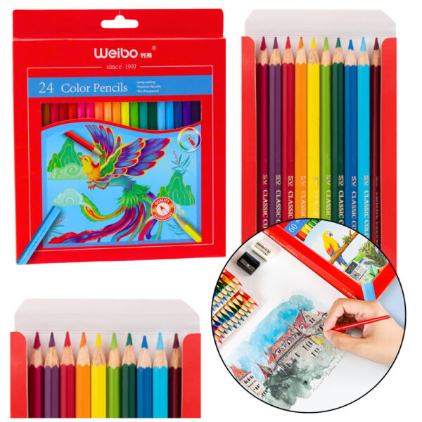 Set of Intense Colors SV Technology Pencils 24pcs