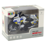 Police Motorcycle with Friction Drive Battery Powered Lights Soundc