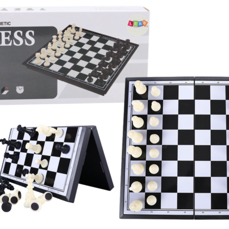 Classic Chess Board Game Magnetic Board Pawns Figures