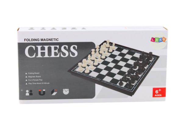 Classic Chess Board Game Magnetic Board Pawns Figures
