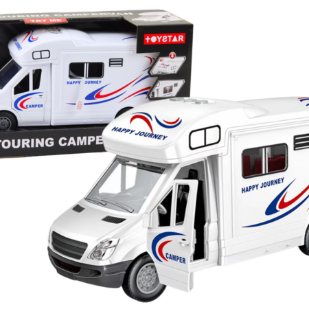 Car Camper White Lights Sounds Opening Doors