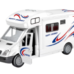 Car Camper White Lights Sounds Opening Doors
