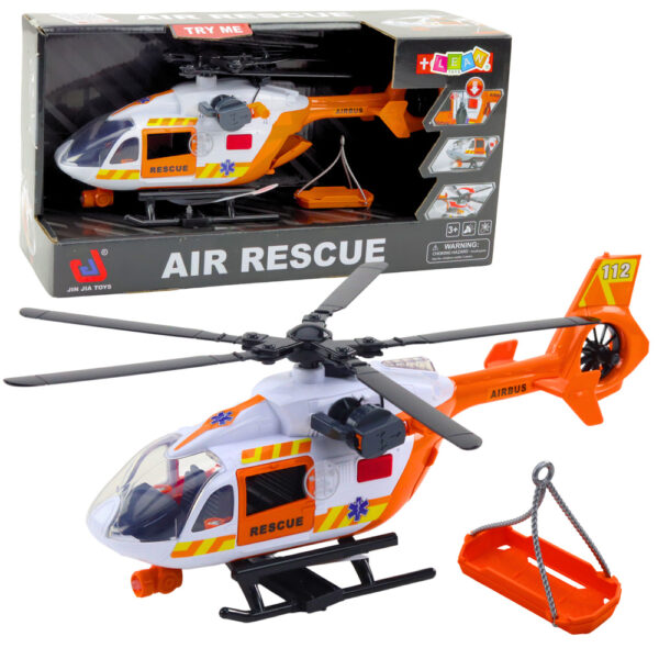21461_1 Rescue Helicopter Hook Stretcher Lights Sounds 1:14