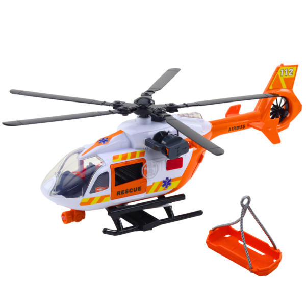 21461_2 Rescue Helicopter Hook Stretcher Lights Sounds 1:14