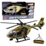 Military Helicopter Military Hook Stretcher Lights Sounds 1:14