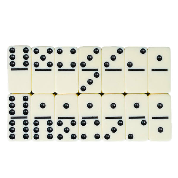 Domino Game Classic Family Logic Skill 28 Cubes