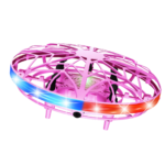 Hand Controlled UFO Drone LED Lights Pink