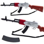 24820_1 Rifle Shotgun Prop Shoulder Strap Brown Sounds 65cm